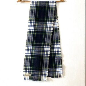 Clan Gordon Tartan Wool Scarf Highland Home Industries Vintage Wool Scotland